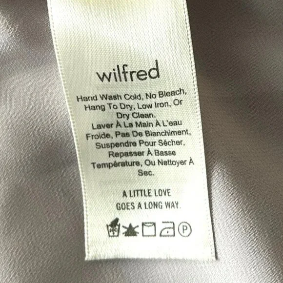 Wilfred Mauve Mini Dress Neuchatel Off Shoulder Sz S - Picture 10 of 10